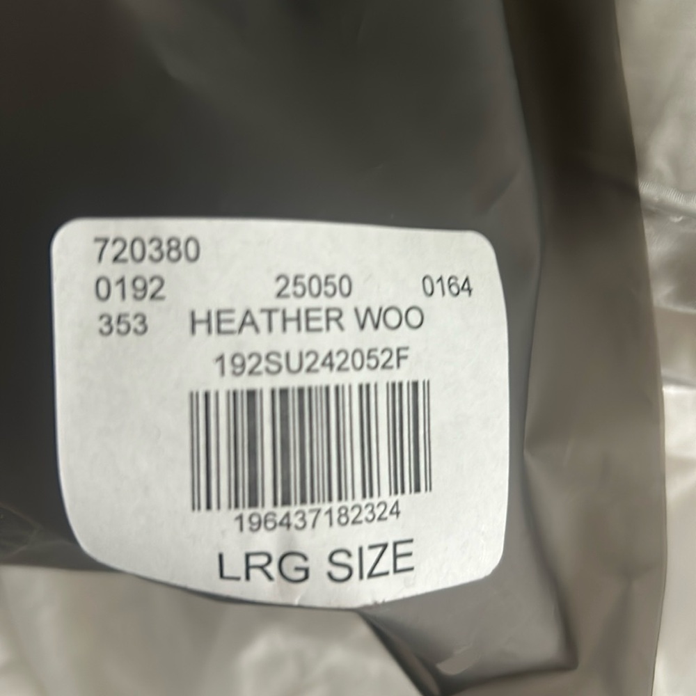 Heathered wood Large fear of god essentials hoodie